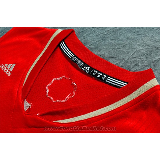 Maglia Natale 2015 Los Angeles Clippers Chris Paul #3 Rosso